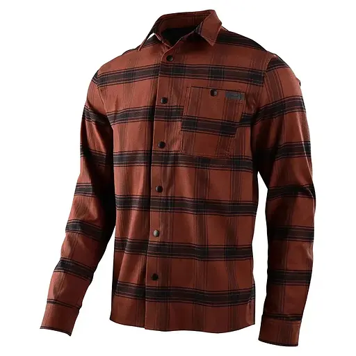 Сорочка TLD Grind Flannel Stripe L Russet Troy Lee Designs (1106-827260024)