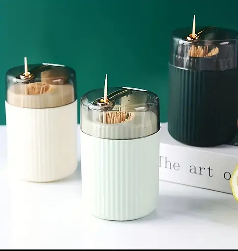 Автоматичний диспенсер контейнер тримач для зубочисток круглий, Yu Xin Білий 87664 - фото 4