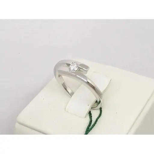 Золотое кольцо ЮЗ "Багет" с бриллиантом. Артикул 15041/1 16,5 - фото 2