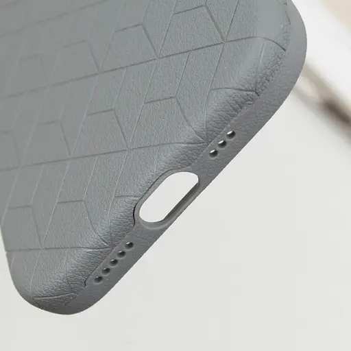 Шкіряний чохол Epik Carved with MagSafe для Apple iPhone 16, 6.1 Grey - фото 7