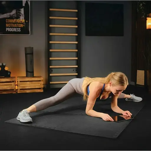 Мат-пазл Trex Sport EVA 1см TX-010PM - 24 частин чорний - фото 6