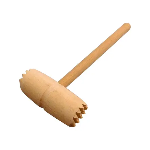 Молоток для відбивання м'яса круглий дерев'яний 28.5 см, Woodly 83202 - фото 4