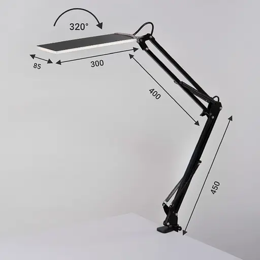 Настільна світлодіодна лампа X-LED 10Вт червона - фото 3