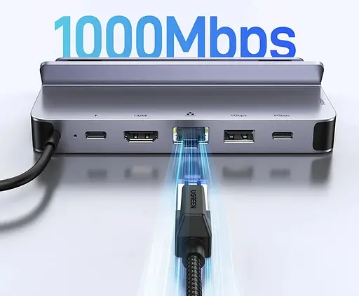 Игровая док-станция (хаб) Ugreen CM666 Steam Deck Dock 6-в-1 4K 120Hz (UGR-15388) - фото 7