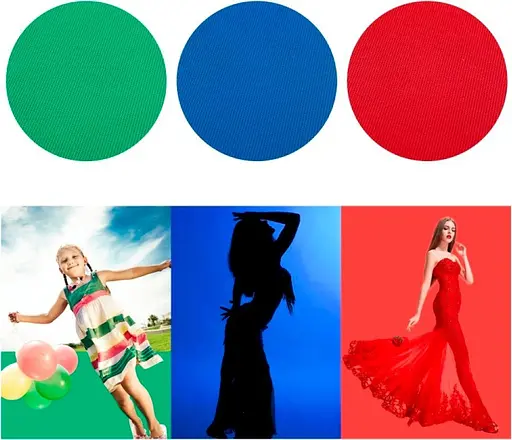 Фон хромакей з тримачем Puluz Stand Backdrop Crossbar Bracket Kit 2x2m Red/Blue/Green (PKT5204) [98226] - фото 2