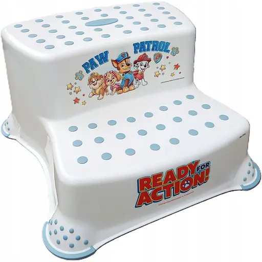 Подставка-ступенька для ванной Keeeper Paw Patrol на две ступени белая (3117) - фото 2