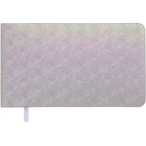 Еженедельник датированный Buromax Bloom 2026 153 x 87 мм искусственная кожа серебряный (BM.2911-24)