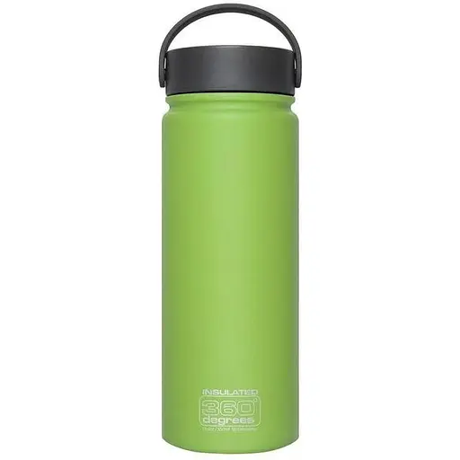 Фляга 360° Degrees Wide Mouth Insulated 550 ml Green (1033-STS 360SSWMI550BGR)