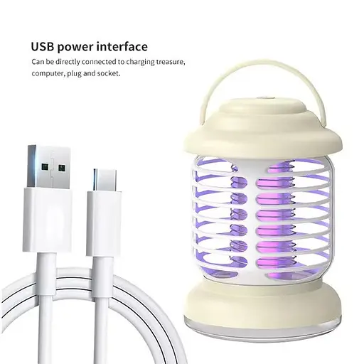 Інсектицидна лампа від комах ХO-YH10 1200 мАг антимоскітна кемпінгова акумуляторна - фото 8