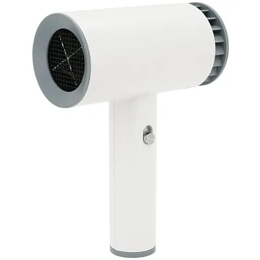 Беспроводной фен Voltronic 2600 mAh, 2 режима (от батареи только холодный режим), зарядка от 220V + microUSB, 145х70х199, White