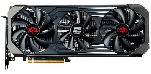 Видеокарта PowerColor AMD Radeon RX 6700 XT 12Gb Red Devil (AXRX 6700XT 12GBD6-3DHE/OC) (GDDR6, 192 bit, PCI-E v4.0) Б/у - фото 1