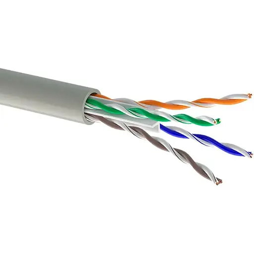 Кабель Одескабель КПВонг-HF-ВП (250) 4x2x0,57 (U/UTP-cat.6 LSOH), CU, для внутр. робіт, 305м