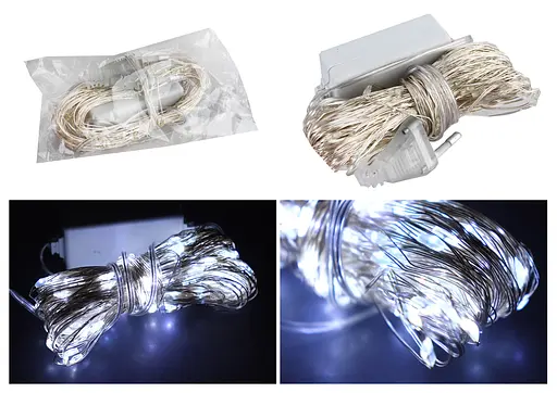 Гірлянда, C54313, 100 лампочок, біле світло