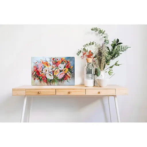 Набор для вышивки бисером "Нежные цветы" 40х27 см - фото 6