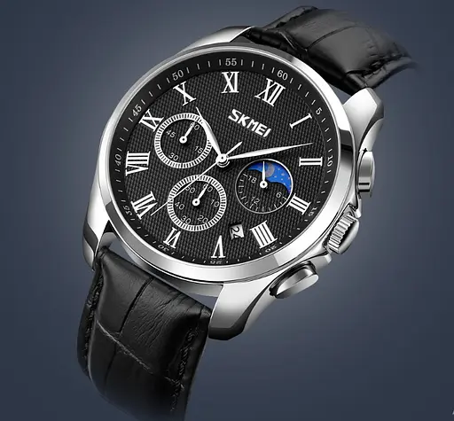 Чоловічий годинник Skmei Black Moon - фото 2