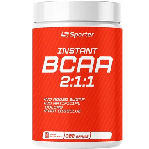 Амінокислота Sporter BCAA + Glutamine Яблуко 300 г