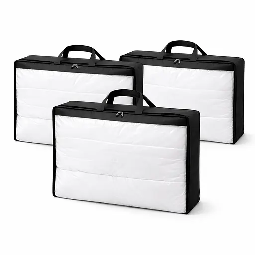 Набір сумок-органайзерів ORGANIZE для речей L 3 шт (чорний) - фото 3
