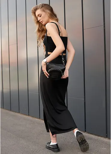 Сумка женская Sambag Sofi N черная 20 х 18 х 5 см (88193001n) - фото 5