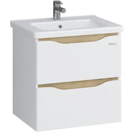 Тумба підвісна Sanwerk Ліга Air 60 мессина з умивальником Space Line (MV0000860) - фото 1