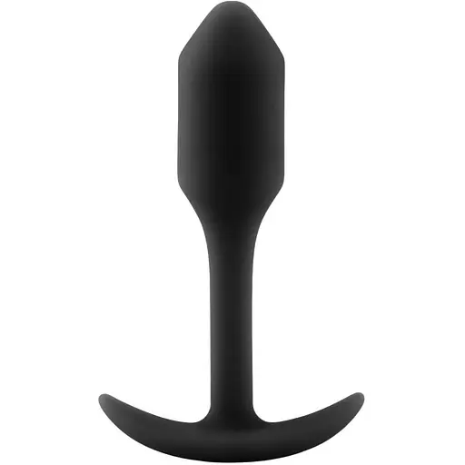 Анальна пробка B-Vibe Snug Plug 1, 8.6 см (чорний)