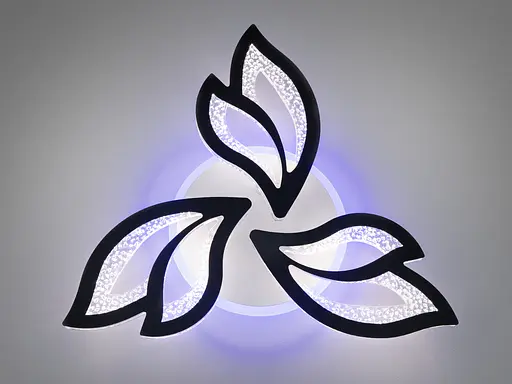 Потолочная светодиодная люстра с пультом, диммером, подсветкой, 55W - фото 2