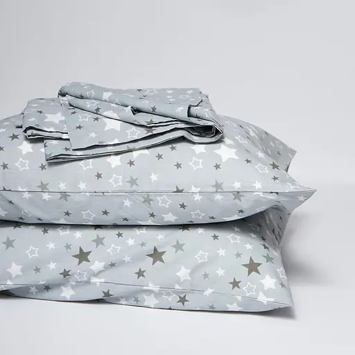 Постільний набір Moon&Star (підковдра 175х210 см + 2 наволочки 50х70 см) Бязь Gold Люкс Silver Stars - фото 3