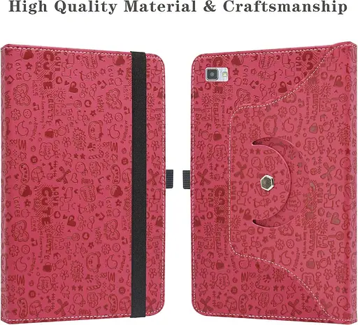 Чохол для планшета LiuShan Сумісний з чохлом, що обертається, Dragon Touch Notepad 102, що обертається на 360 градусів підставкою - фото 6