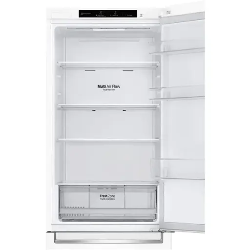 Холодильник LG с нижним морозильным отделением 186x60х68 холод.отд. 234 л мороз.отд. 107 л 2дв. А+ NF инв. диспл внутр. белый - фото 6