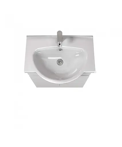 Тумба Мойдодир Temp. 65 з умивальником Freja 65 Білий - фото 5