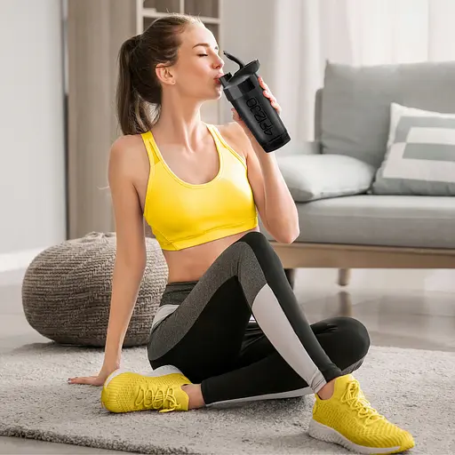 Шейкер спортивный 4FIZJO Ultra 700 мл Black (P-5905973407090) - фото 9