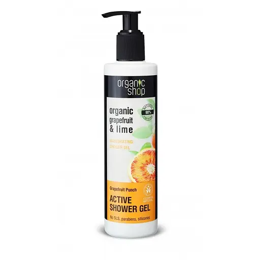 Гель для душу Грейпфрутовий пунш Organic Shop 280 мл - фото 1