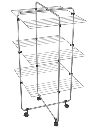 Сушилка для белья напольная Casa Si Viper 4 Grey (CS92117G08) (DAS302374) - фото 1