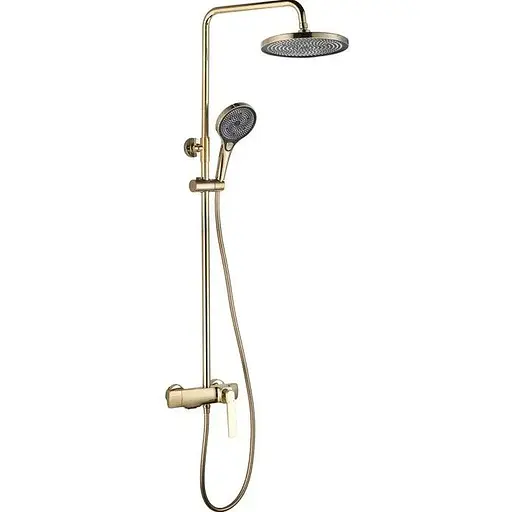 Душова система Rea Rebel gold з виливом REA-P2413, Золотий - фото 1
