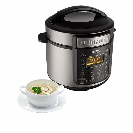 Мультиварка-скороварка Redmond RMC-PM381 Silver 900W сенсорне керування 5 л дисплей 13 програм - фото 2