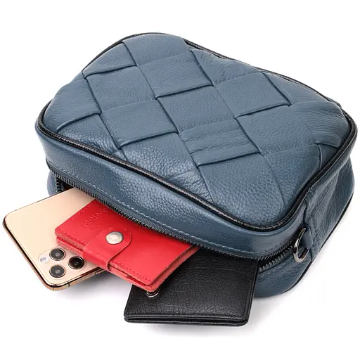 Жіноча шкіряна сумка Vintage 22х14х7.5 см sum0024740 - фото 6