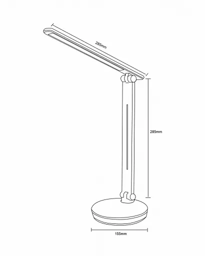 Настільна лампа Zuma Line SM-606 LED 1x5W 3000K-6000K+RGB 250Lm IP20 чорна - фото 2