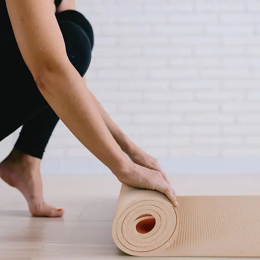 Килимок (мат) для фітнесу та йоги Gymtek NBR 1.5 см персиковий - фото 8