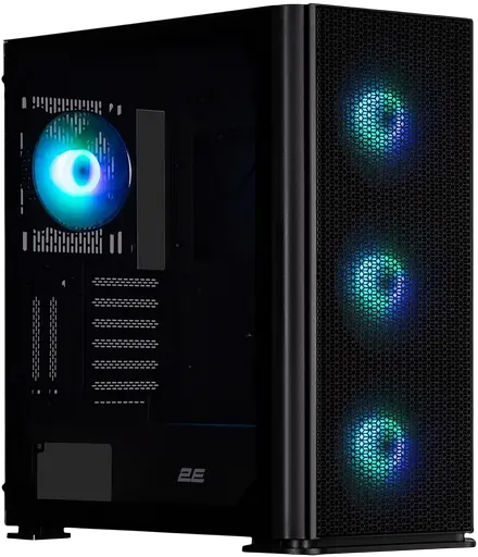 Корпус 2E Gaming Vertex GI01 ARGB Black (2E-GI01B) - фото 1