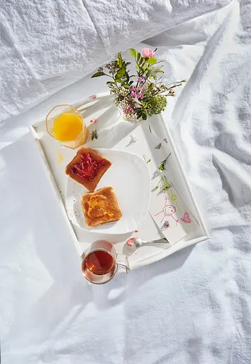 Тарілка Luminarc Lotusia десертна квадратна d 23 см (N3620) - фото 4