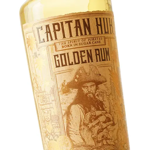 Ром Capitan Huk Golden 37.5%. 1 л  - фото 5