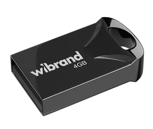 Flash Wibrand USB 2.0 Hawk 4Gb Black - фото 1