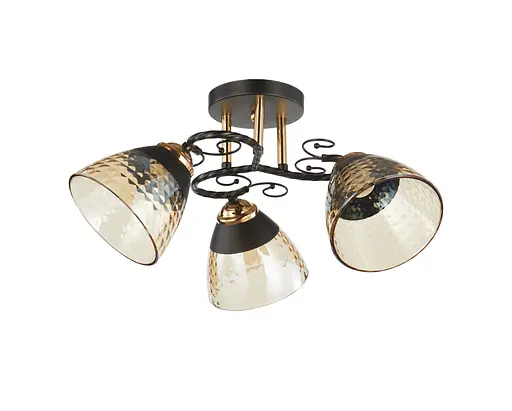 Люстра декоративна VALESO V 6217-3 BK+FG