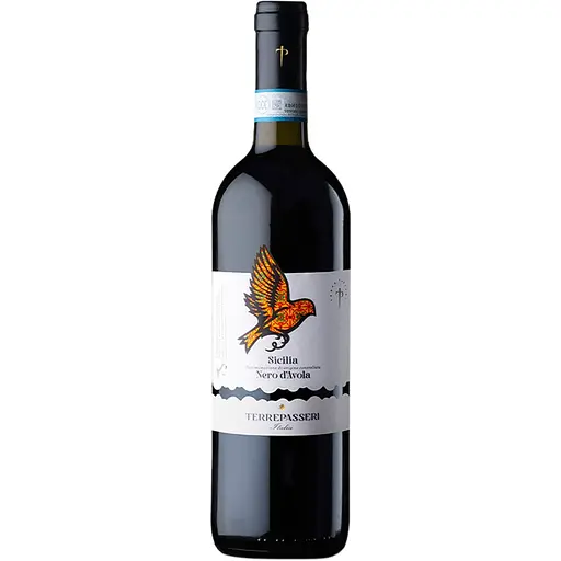 Вино Terre Passeri Nero d´Avola DOC красное сухое 12% 0.75 л