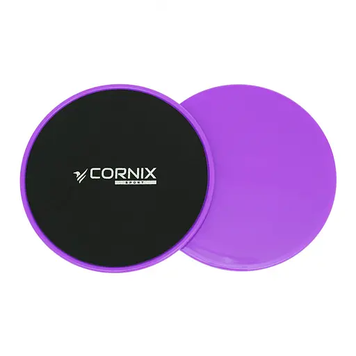 Диски-слайдери Cornix Sliding Disc для ковзання (глайдингу) 2 шт XR-0181 Purple - фото 1