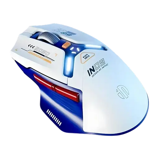 Мышь INPHIC IN9 White-Blue - фото 2