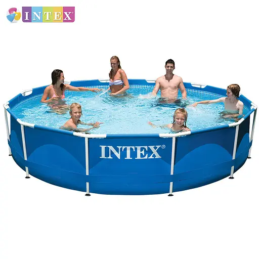 Басейн каркасний Intex круглий 366x76 см об'єм 6503 л від 6 років - фото 2