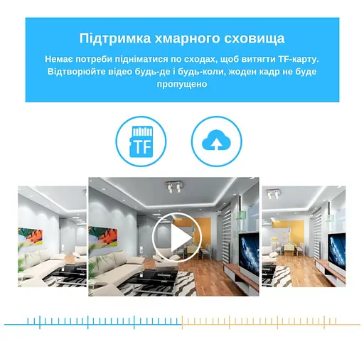 IP-камера цокольная с двойным объективом XON SmartCam Wi-Fi 1080P (UBWEW22VW 7430) Белая - фото 7