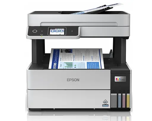 Epson МФУ ink color A4 EcoTank L6490 37_23 ppm Fax ADF Duplex USB Ethernet Wi-Fi 4 ink Pigment - фото 1