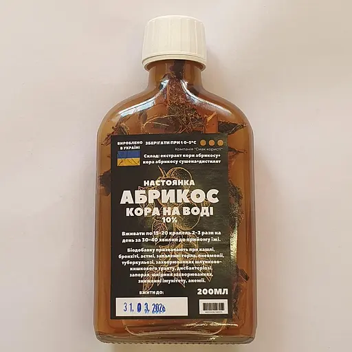 Водная настойка на коре абрикоса/абрикосы 200 мл - фото 1