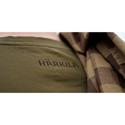 Футболка Harkila H-logo S/S T-shirt L Dark olive - фото 6